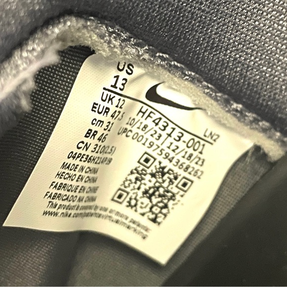 Nike Alpha Menace 4 Elite Football Cleats Saquon Barkley Size 13 HF4313-001 - Picture 7 of 7